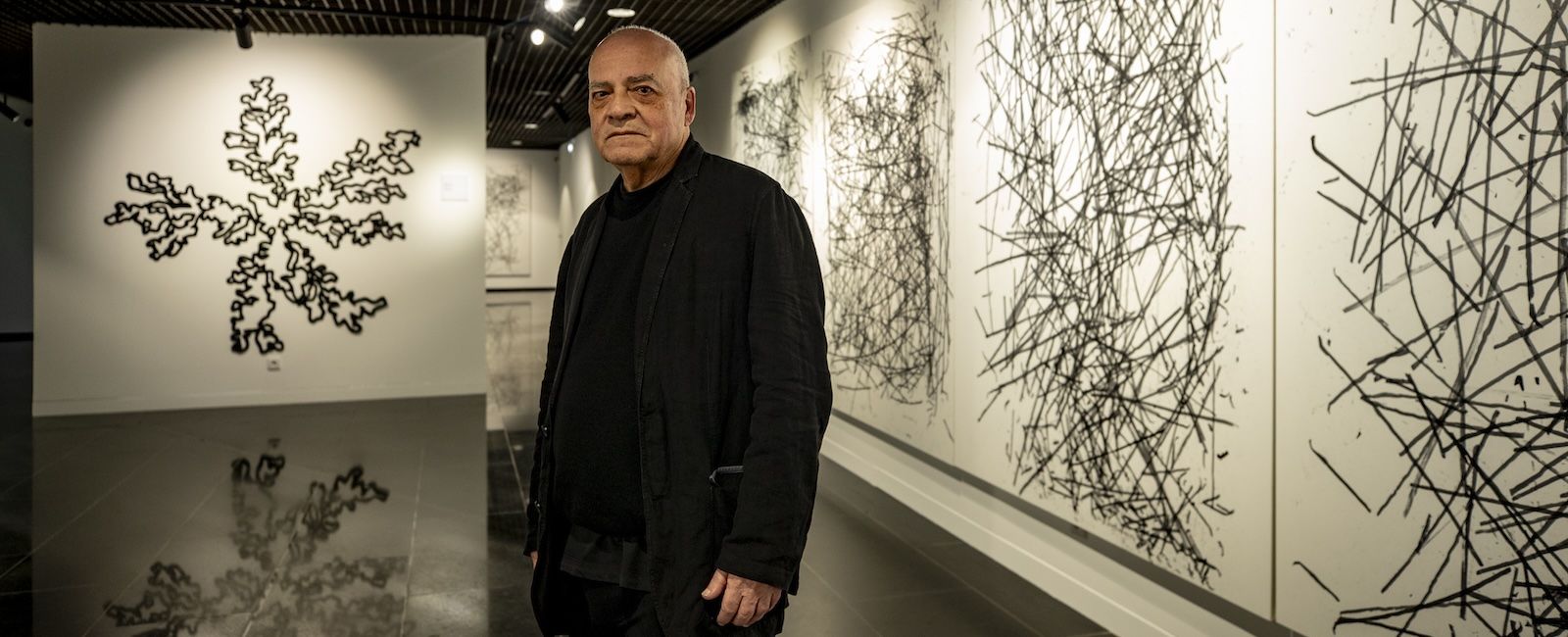 Leonel Moura na Exposição Lascaux 2.0 Espaço Fundação MEO